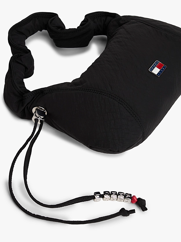 Casual Crinkle Texture Shoulder Bag - Image 4