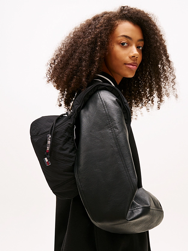 Casual Crinkle Texture Shoulder Bag - Image 2