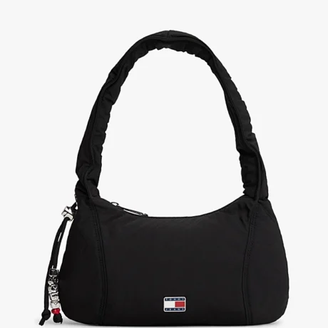 Casual Crinkle Texture Shoulder Bag