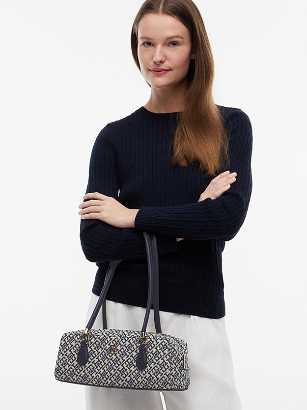Textile Jacquard Rectangular Shoulder Bag - Image 5