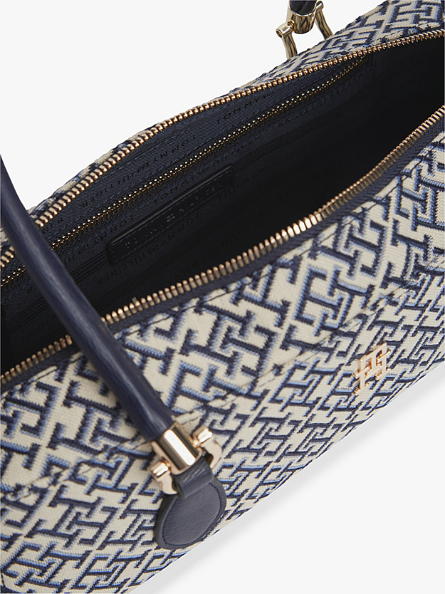Textile Jacquard Rectangular Shoulder Bag - Image 3