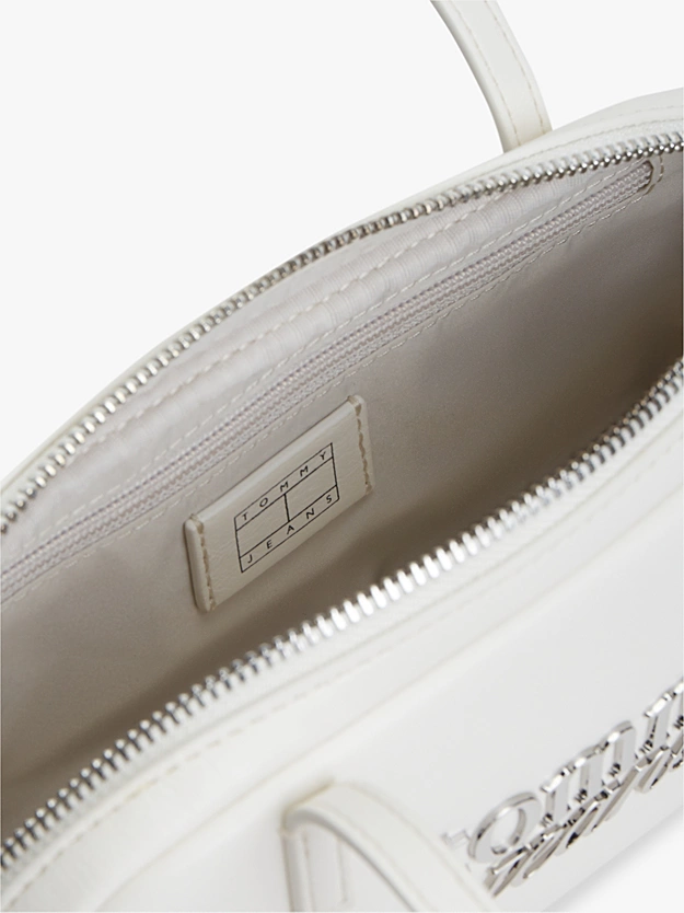 Metal Logo Charm Shoulder Bag - Image 4