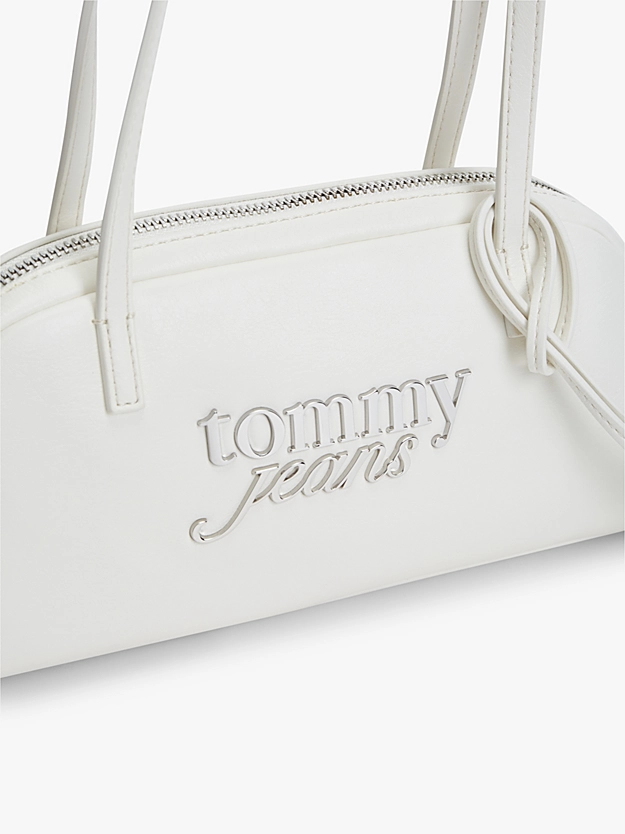 Metal Logo Charm Shoulder Bag - Image 3