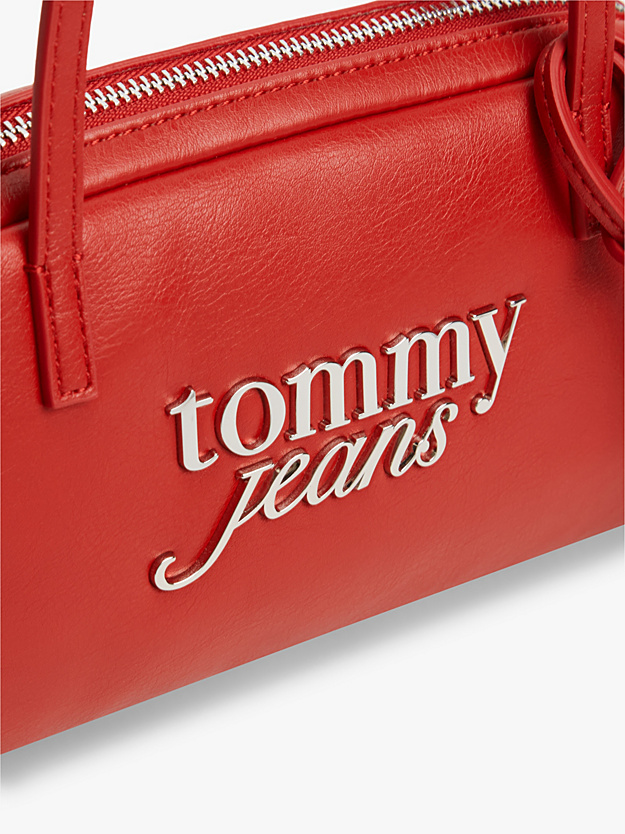 Metal Logo Charm Shoulder Bag - Image 3