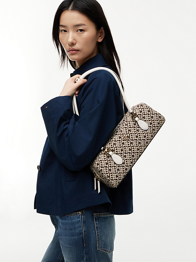 Textile Jacquard Rectangular Shoulder Bag - Image 5