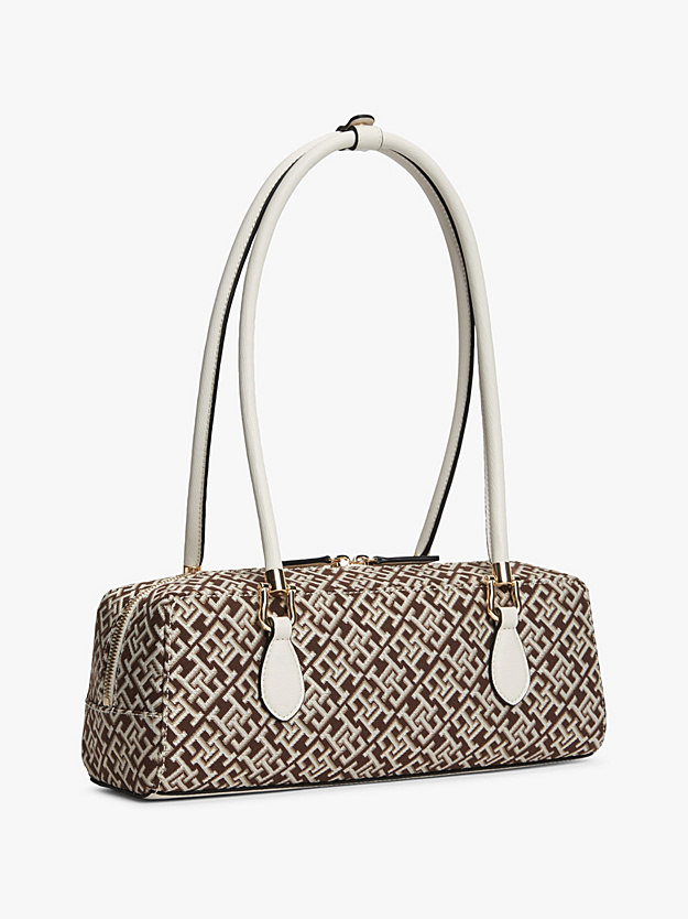 Textile Jacquard Rectangular Shoulder Bag - Image 4