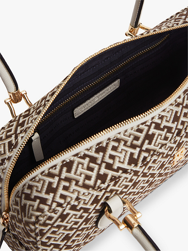 Textile Jacquard Rectangular Shoulder Bag - Image 3