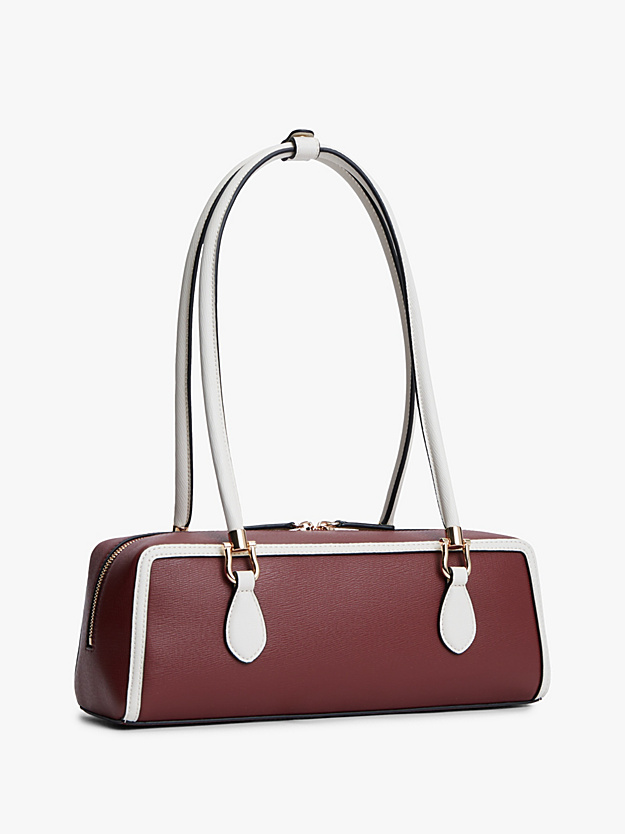 Colour-Blocked Rectangular Shoulder Bag - Image 4