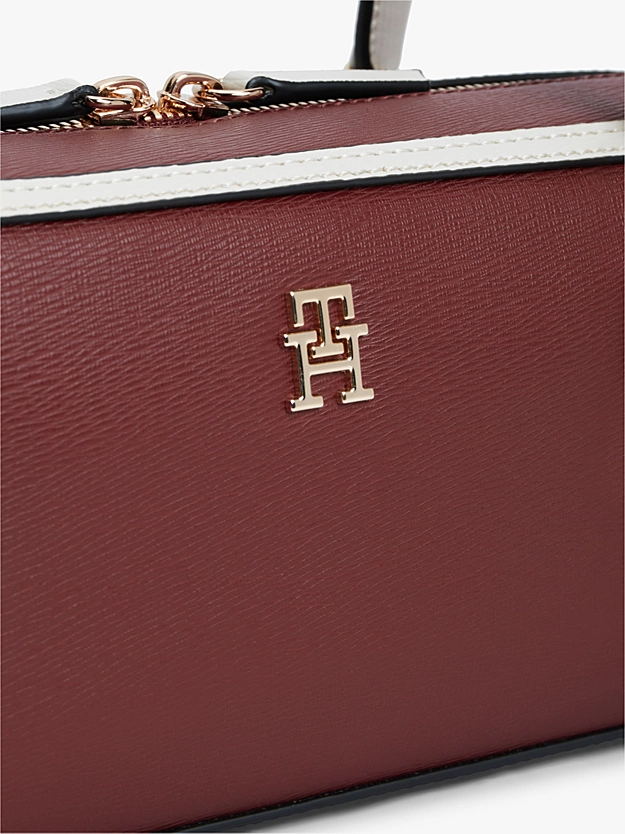 Colour-Blocked Rectangular Shoulder Bag - Image 2