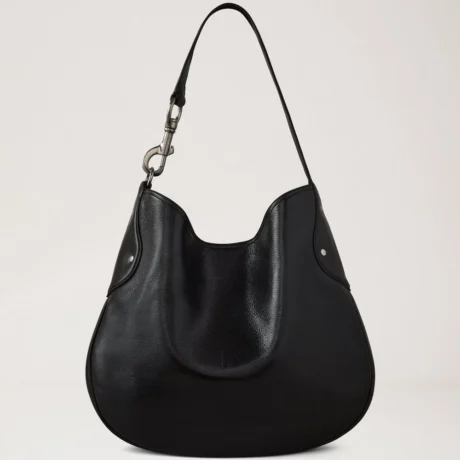 Black High Shine Leather