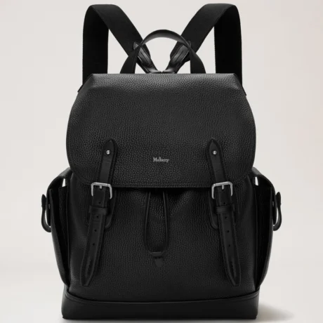 Black Natural Grain Leather