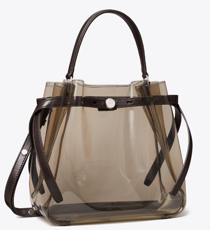 ROMY COLOR-BLOCK CLEAR BUCKET BAG - Image 2