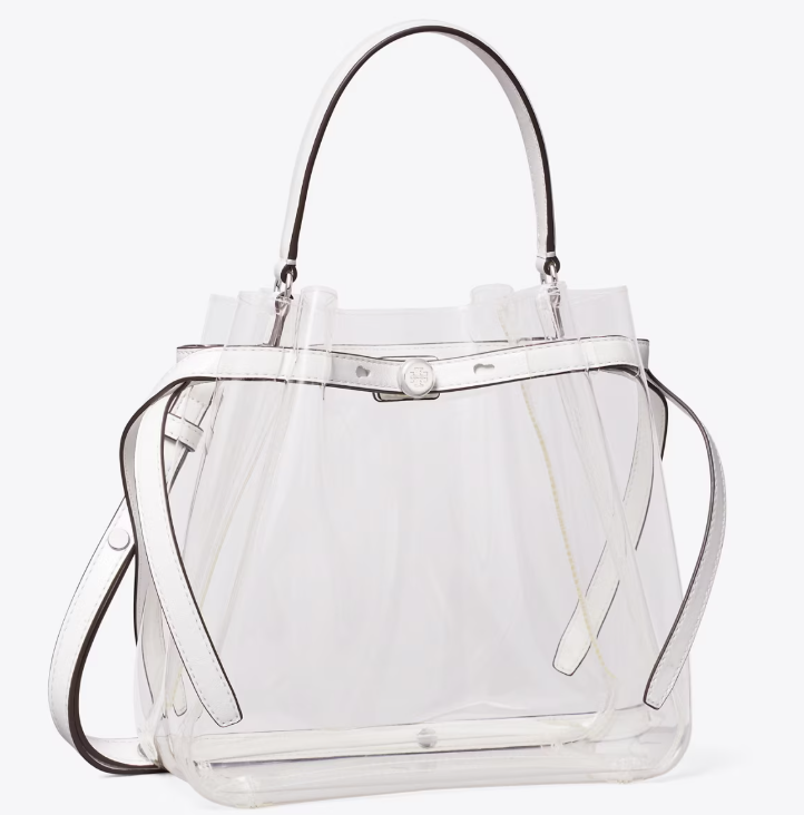 ROMY COLOR-BLOCK CLEAR BUCKET BAG - Image 3