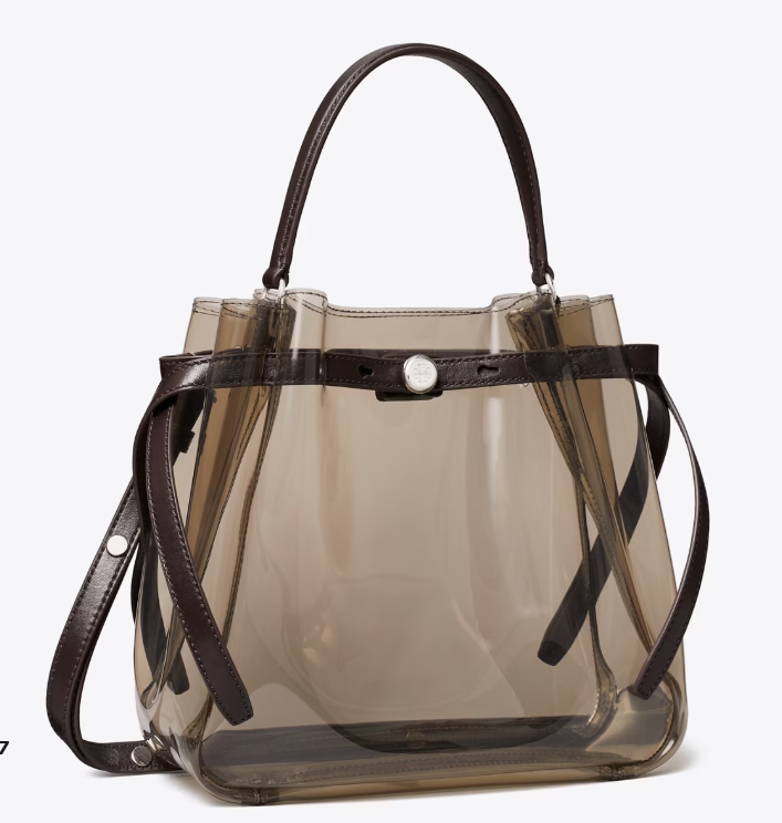 ROMY COLOR-BLOCK CLEAR BUCKET BAG - Image 2