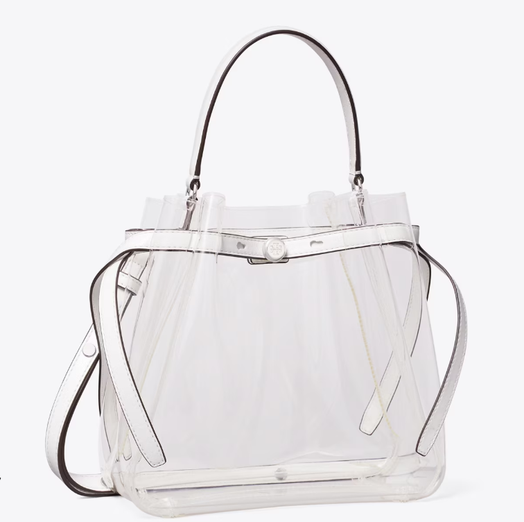 ROMY COLOR-BLOCK CLEAR BUCKET BAG - Image 3