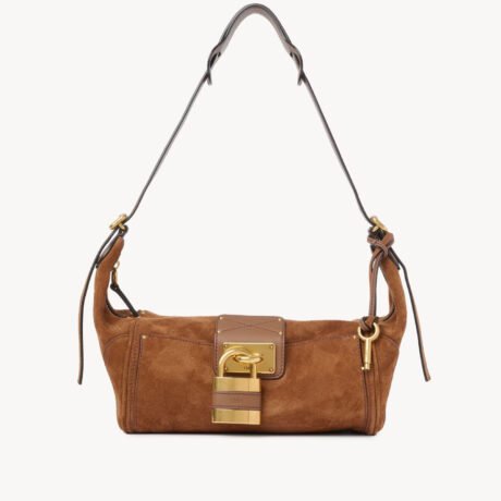 Paddington Crossbody Bag In Suede Leather
