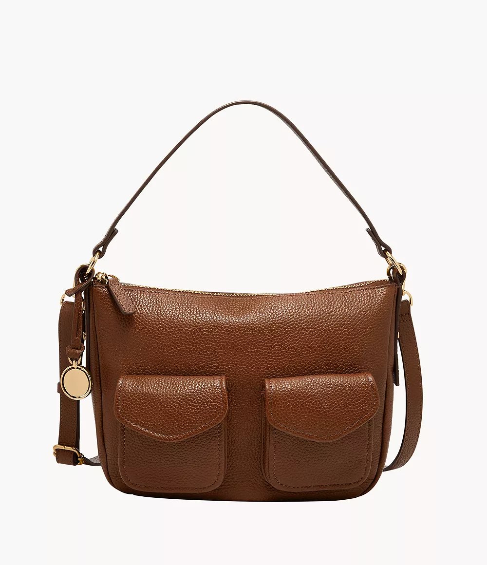 Jolie Leather Cargo Crossbody Bag - Image 5