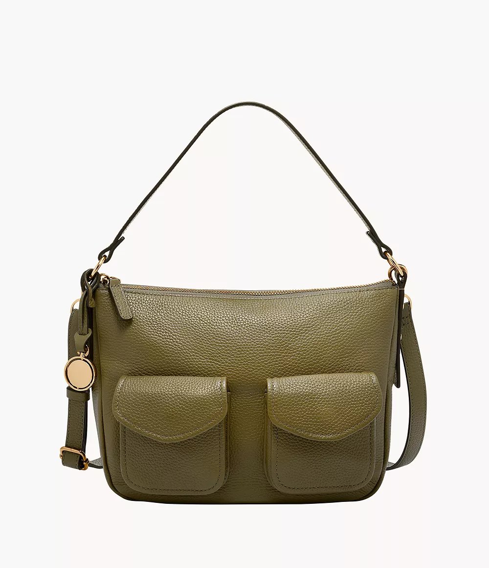 Jolie Leather Cargo Crossbody Bag - Image 3