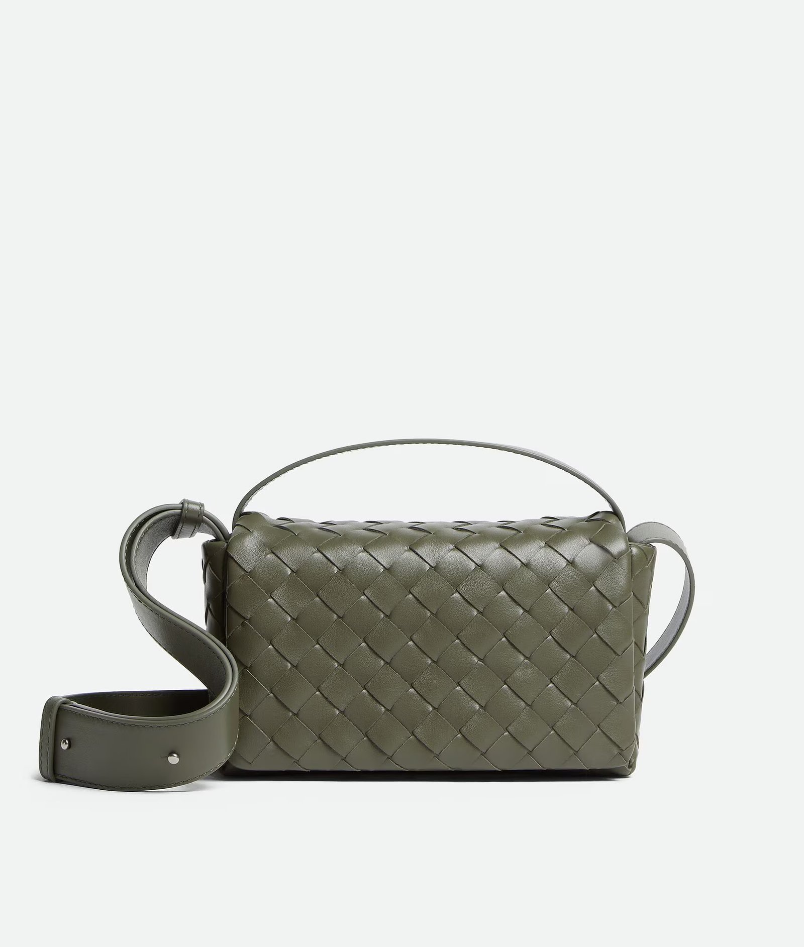 Intrecciato Mini Bag With Flap - Image 3