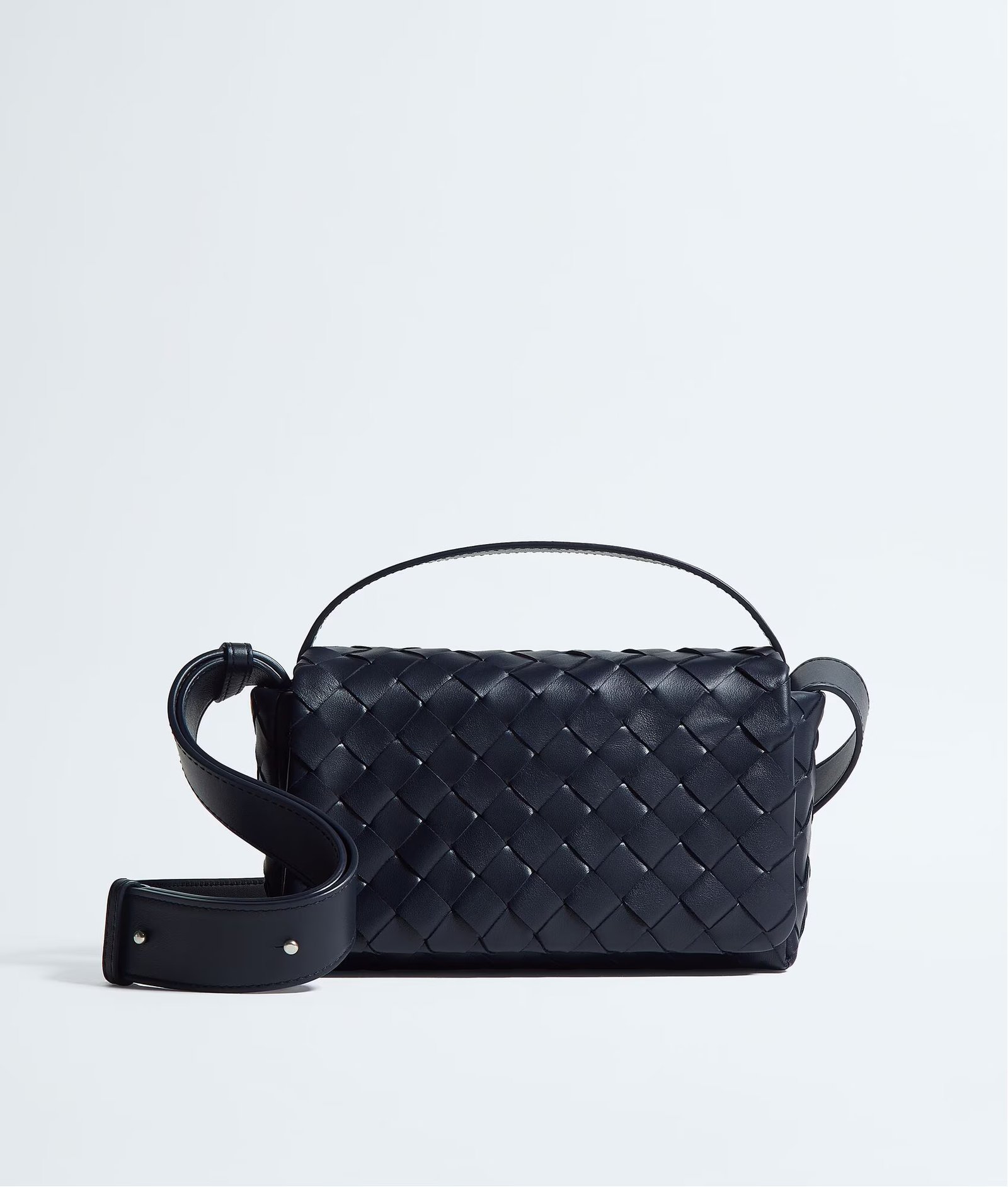 Intrecciato Mini Bag With Flap - Image 4