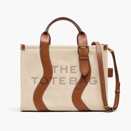 The Wavy Canvas Large Tote Bag