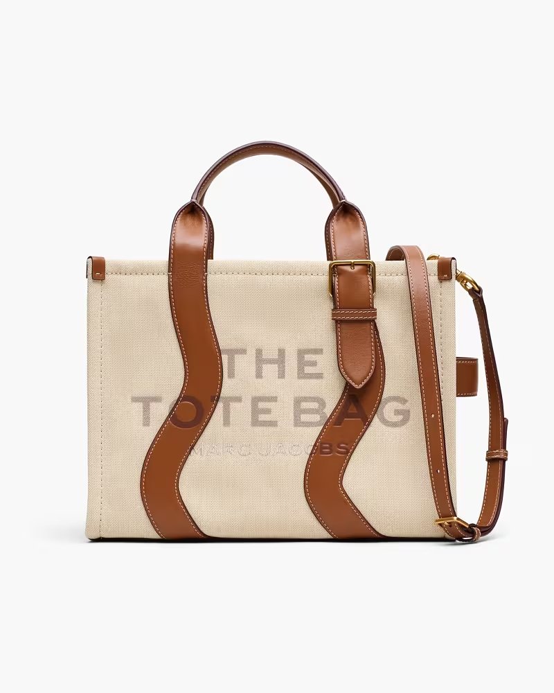 The Wavy Canvas Large Tote Bag