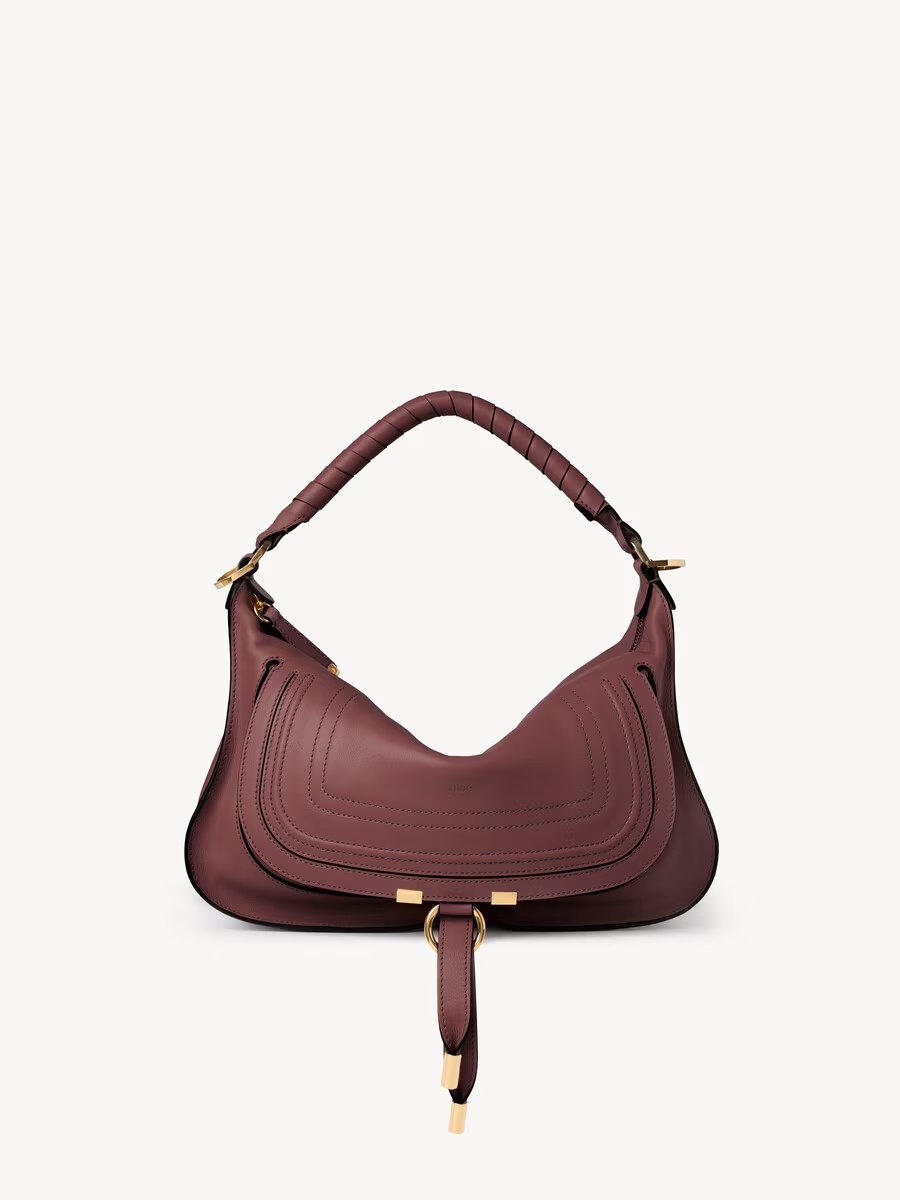 Small Marcie Shoulder Bag in Soft Leather - Image 2
